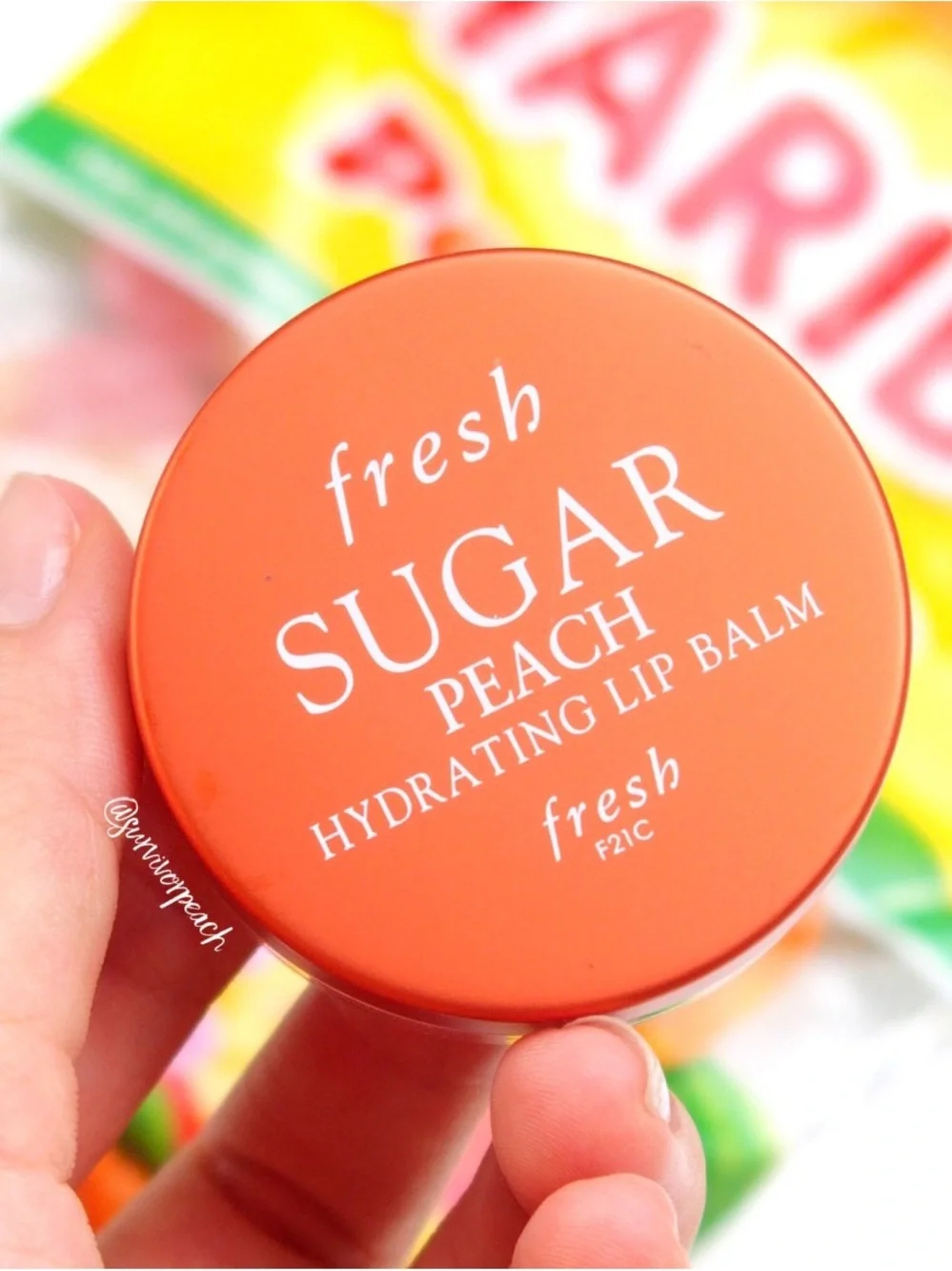 BRAND NEW UNUSED Fresh Sugar Peach Hydrating Lip Balm & Strawberry Exfoliating